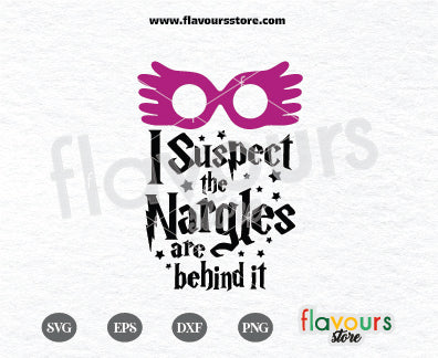 I Suspect The Nargles Are Behind It, Luna Lovegood glasses SVG Cut File