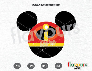 Incredible Mickey Ears SVG Cut Files