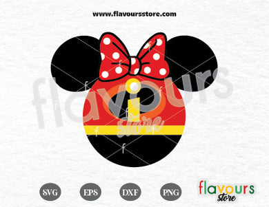 Incredible Minnie Ears SVG Cut Files