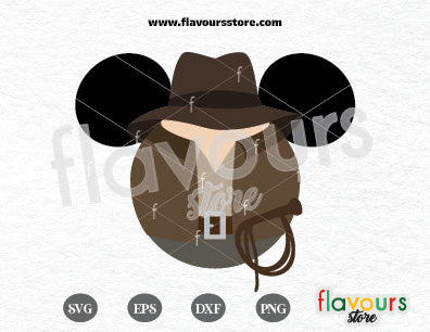 Indiana Jones Ears SVG Cut File