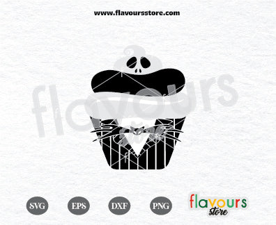 Jack Cupcake, Nightmare Before Christmas Bundle, Disney Cupcakes, SVG Cut File Cricut