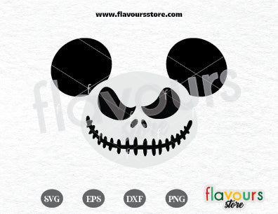 Jack Skellington Ears SVG Cut File