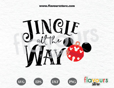 Jingle All the Way, Mickey Jingle SVG Cut File