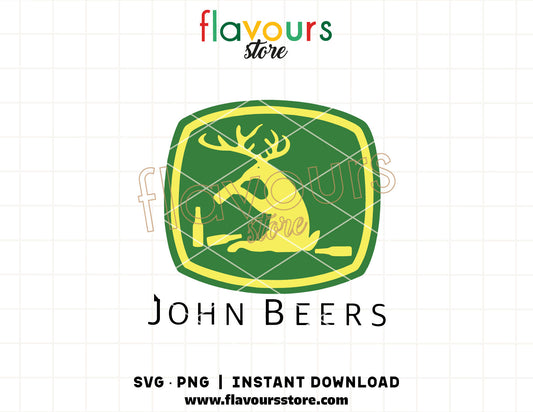John Beers PNG deer clipart and SVG cut files for Cricut and Silhouette digital download