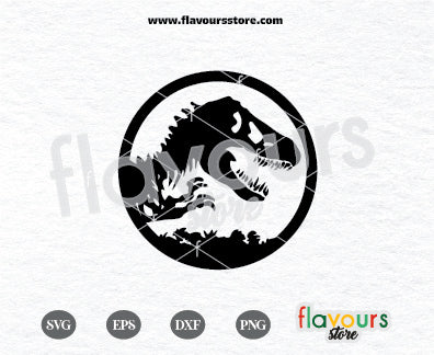 Jurassic Park Dinosaur Logo Svg, Dinosaur Svg, T-Rex Svg, Hello World Svg, Dinosaur Logo Cut Files For Cricut Silhouette