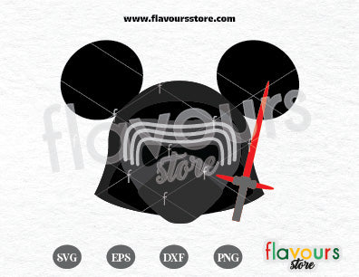 Kylo Ren Ears, Star Wars SVG Cut Files