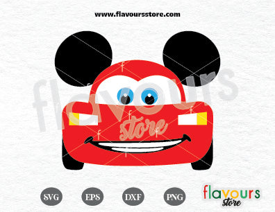 Lightning Mcqueen Ears - SVG File