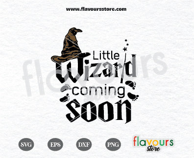 Little Wizard Coming Soon, Harry Potter SVG Cut File