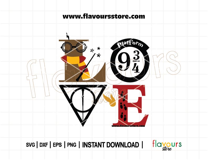 "Hogwarts Express SVG with love quote for Cricut and Silhouette. Perfect for Harry Potter fans, DIY gifts, and magical crafts."