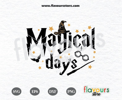 Magical Days, Harry Potter SVG Cut File