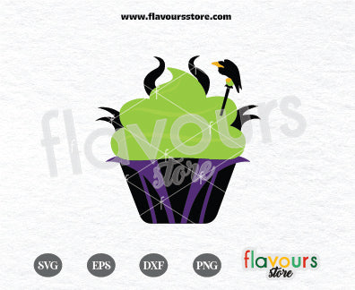 Maleficent Svg, Maleficent Cupcake, Disney Cupcakes, SVG Cut File Cricut