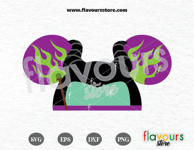 Maleficent Hat Ears SVG Cut File