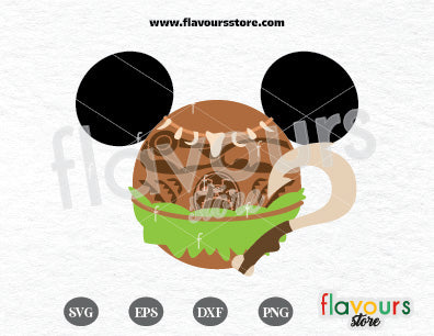 Maui Mickey Ears SVG Cut File