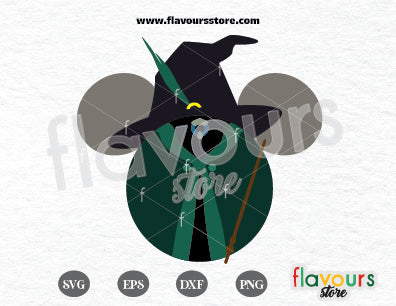 Minerva Mcgonagall, Mickey Ears, SVG Cut File