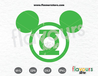 Green Lantern Ears SVG Cut File