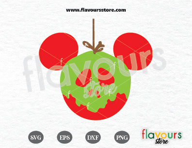 Mickey Poison Apple Ears SVG Cut File – FlavoursStore