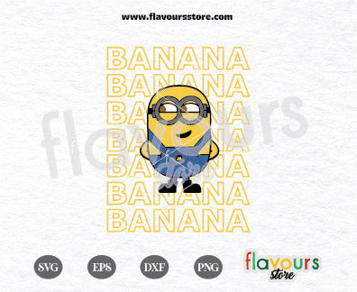 Minion Banana Svg, Despicable Me, Cute Minion, Funny Minion Svg Cut File Cricut