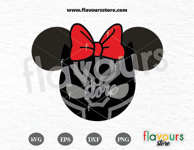 Black Panther Minnie Ears SVG Cut File