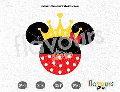 Minnie Princess SVG Cut File
