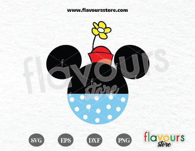 Minnie Vintage Ears SVG Cut File