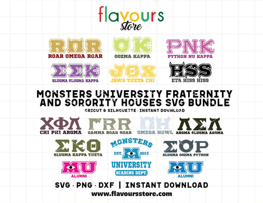 Fraternity logo bundle SVG for Cricut featuring OK, Mike and MU Greek life designs for shirts and DIY projects