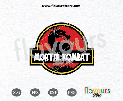 Mortal Kombat Jurassic Park, Jurassic World Svg Cut File Cricut, MK Dragon Logo Movie 