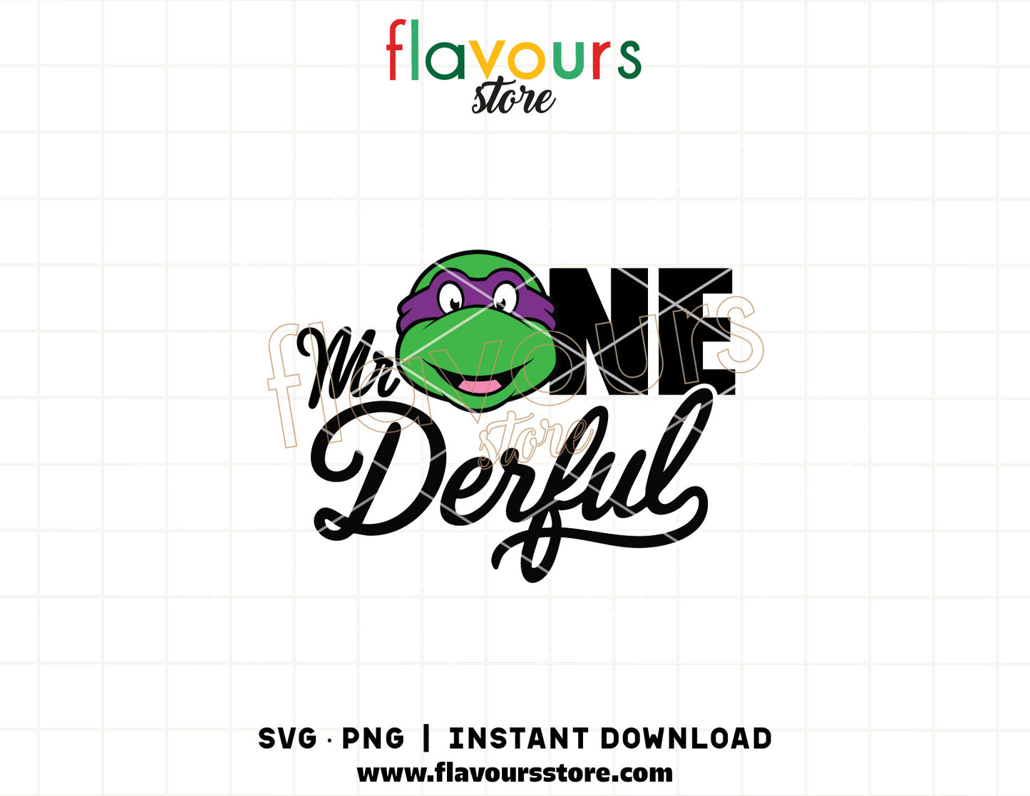 mr onederful donatello turtle svg first birthday boy cut file for cricut