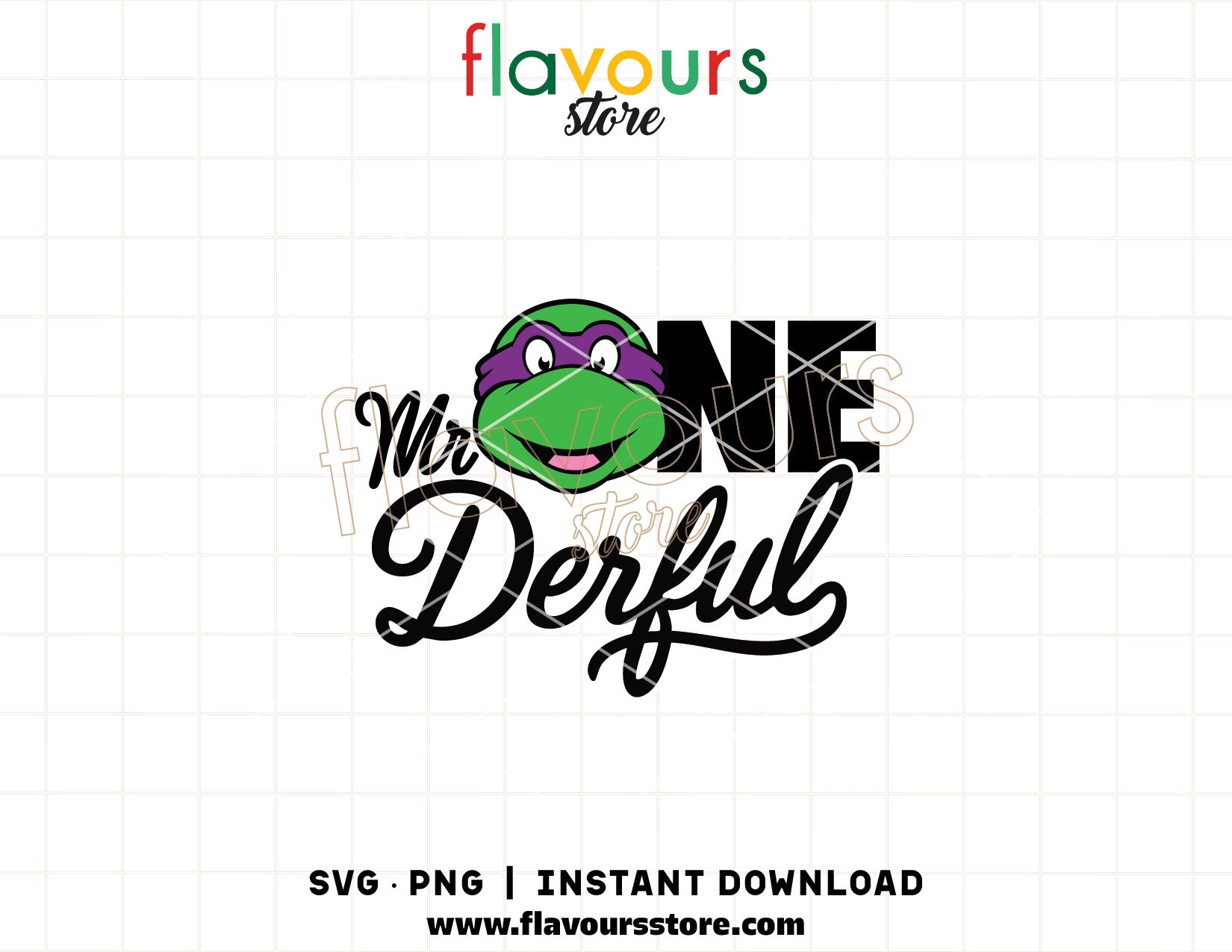 mr onederful donatello turtle svg first birthday boy cut file for cricut