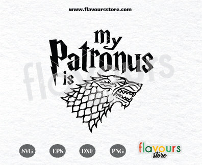 My Patronus is Darewolf, Harry Potter SVG Cut File, Cricut Silhouette