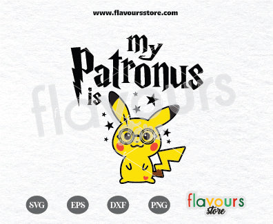 My Patronus is Pikachu, Harry Potter SVG Cut File, Cricut Silhouette