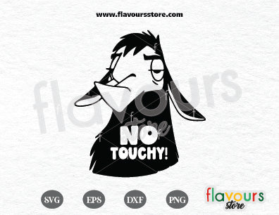 No Touchy, Kuzco SVG Cut File