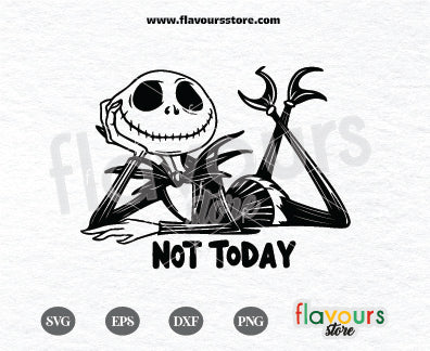 Not Today Jack Svg, Lazy Day, Jack Skellington Svg, Lazy Jack, Nightma ...