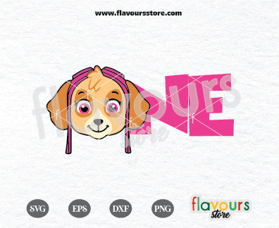 One, Skye Paw Patrol svg, Kids cartoon Svg, Paw Patrol Cartoon Svg, Pa ...