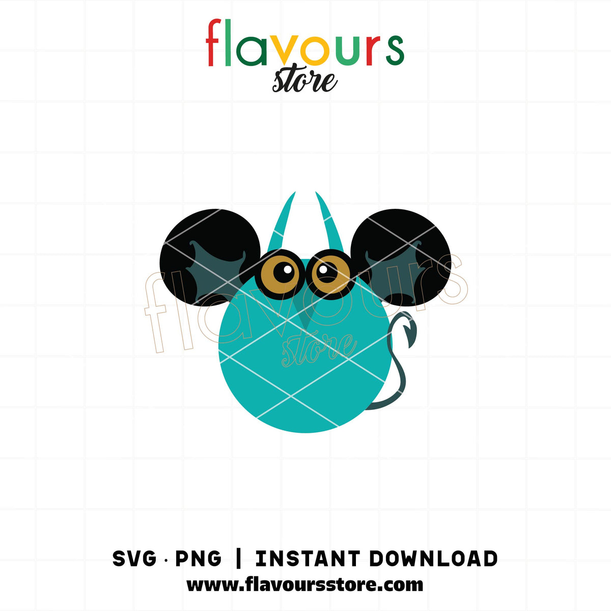 Panic Ears, Hercules Mouse Ears SVG File