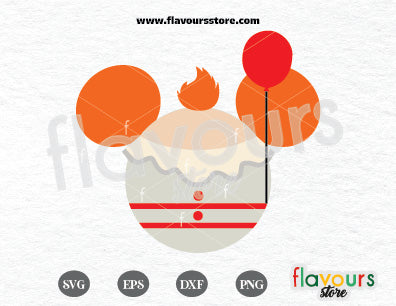 Pennywise Ears SVG Cut File