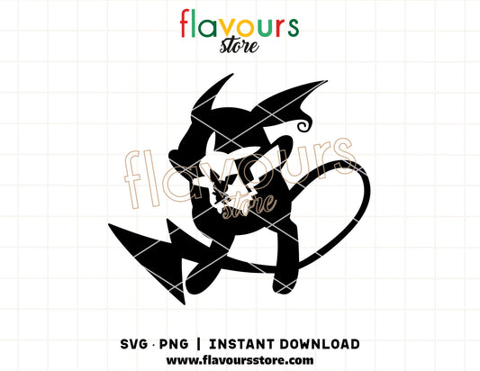 Pikachu Evolution SVG cut file featuring Pichu, Pikachu and Raichu for Cricut and Silhouette digital download