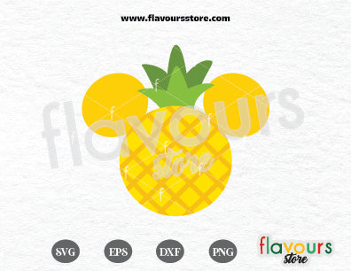 Pineapple Ears SVG Cut File