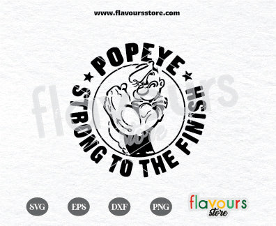 Popeye The Sailor Man Svg, Sailor Popeye Svg, Popeye SVG Cut File Cricut