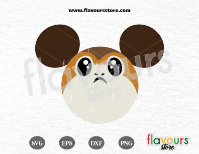 Porg Ears, Star Wars SVG Cut File