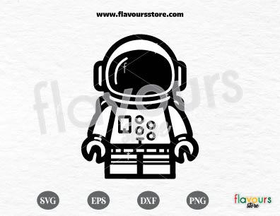 Astronaut Lego Silhouette SVG Cut File, Lego Silhouette svg, svg file for Silhouette, Cricut svg, svg download