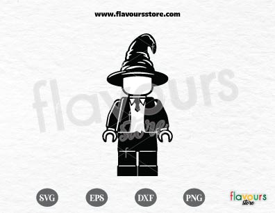 Harry Potter Lego Silhouette SVG Cut File, Lego Silhouette svg, svg file for Silhouette, Cricut svg, svg download