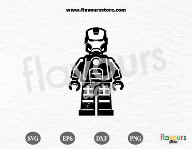 Iron Man Lego Silhouette SVG Cut File, Lego Silhouette svg, svg file for Silhouette, Cricut svg, svg download