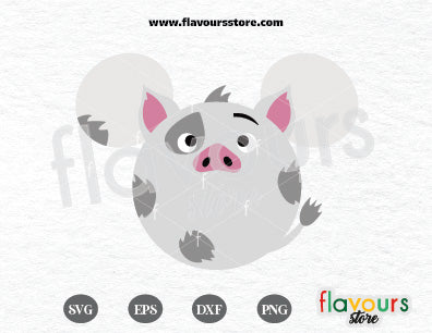 Pua Ears, Moana SVG Cut File