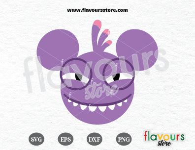 Randall Ears, Monsters Inc SVG Cut File