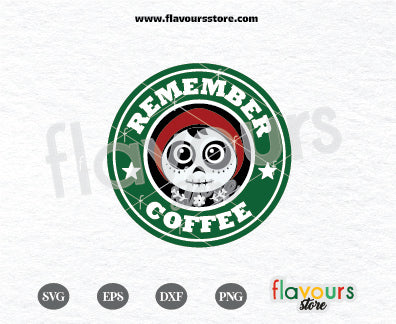 Remember Coffee, Coco Inspired, Starbucks Ring, SVG Cut File Cricut