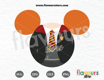 Ron Weasley Mickey Ears, SVG Cut File 