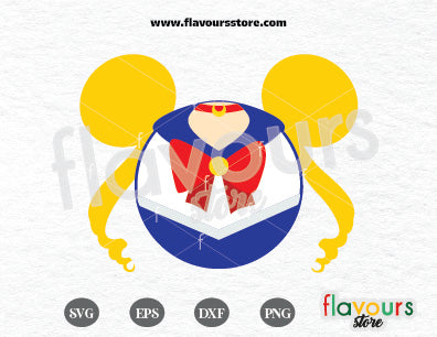 Sailor Moon Ears SVG Cut File