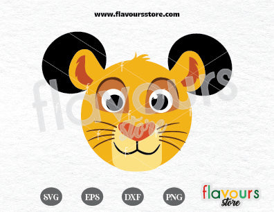 Simba Ears, Lion King SVG File
