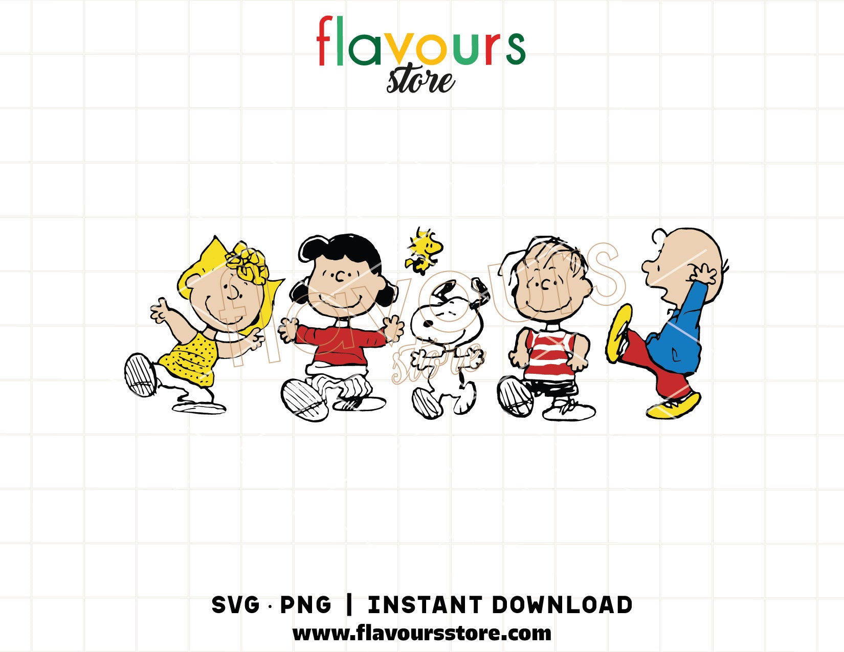 snoopy friends svg cute cartoon dog cricut cut file matching shirt design