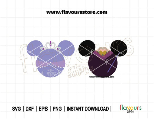 Sofia the First Mouse Ears Bundle SVG, Princess Ears Svg, Cut File For Cricut SVG